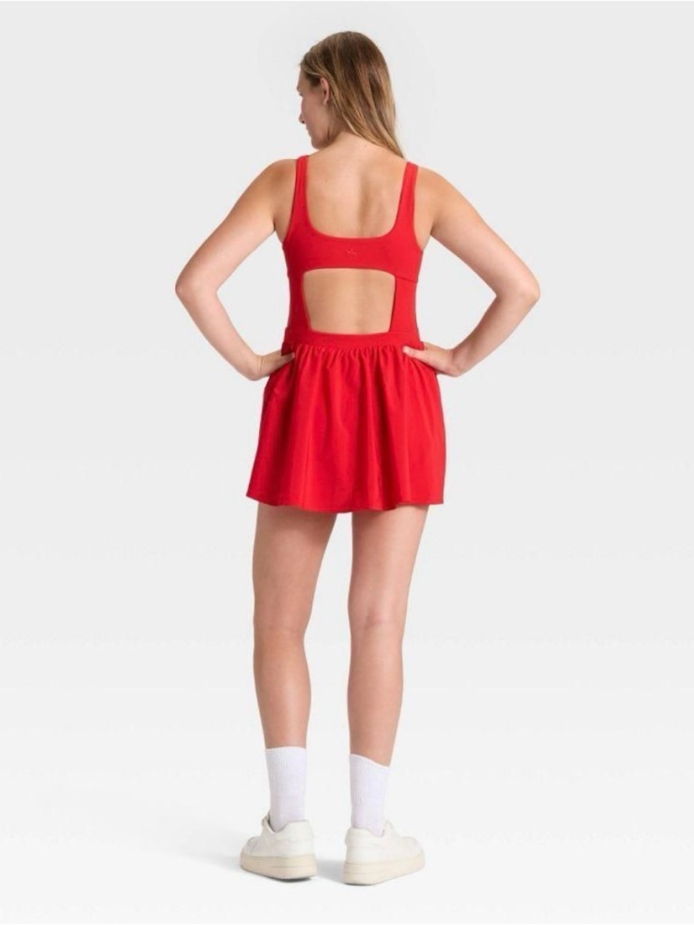 JoyLab Red Mini Dress - Picture 2 of 8